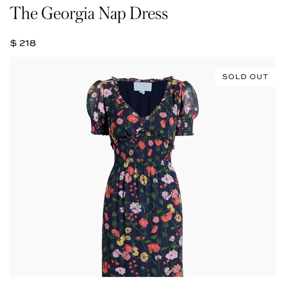 Hill House Georgia Nap Dress Sz XS